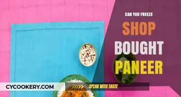 Freezing Shop-Bought Paneer: Is It Possible?
