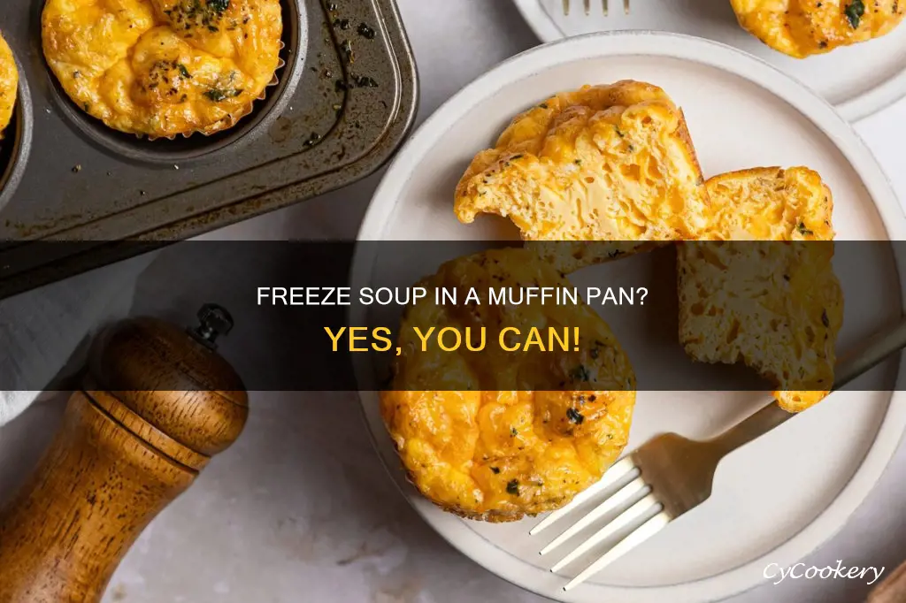 can you freeze soup in a muffin pan