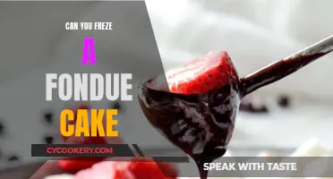 Freezing Fondue Cakes: A Tasty Treat for Later