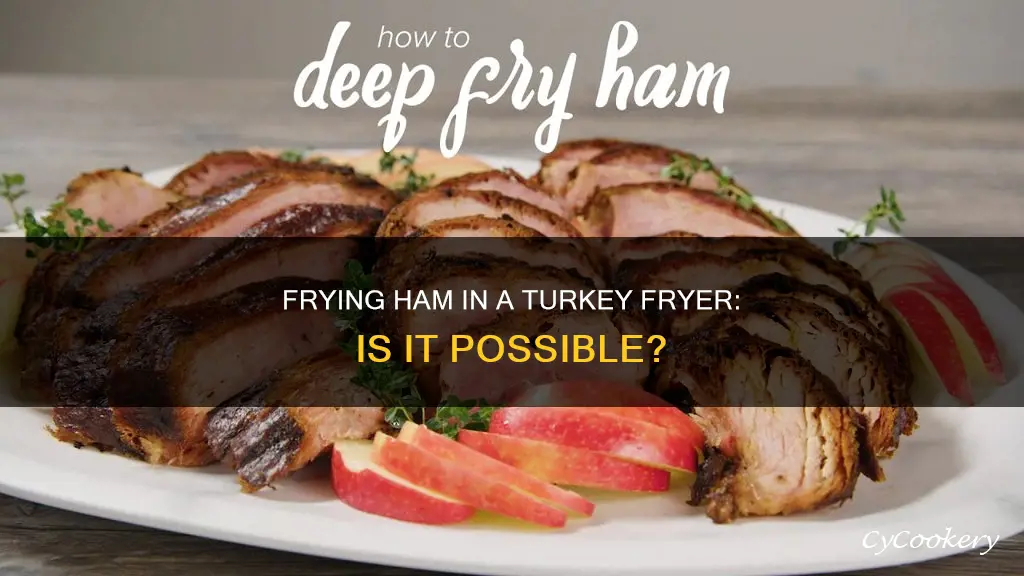 can you fry a ham in a turkey fryer