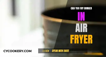 Air Fryer Burger: Can You Fry It?