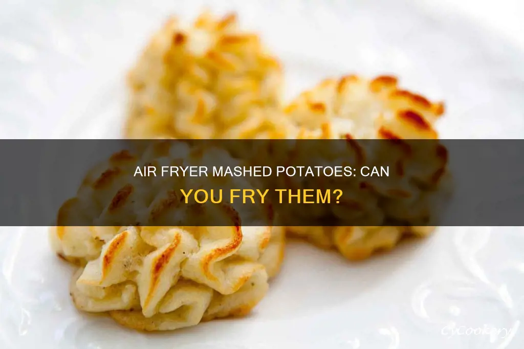 can you fry mashed potatoes in an air fryer