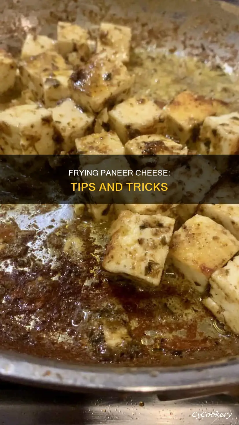 can you fry paneer cheese