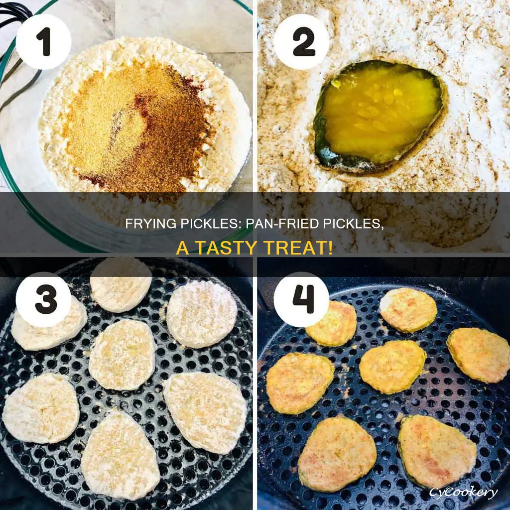 can you fry pickles in a pan