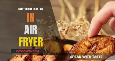 Frying Plantain: Air Fryer Method Explored