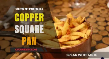 Copper Square Pan: Fry Potatoes Perfectly