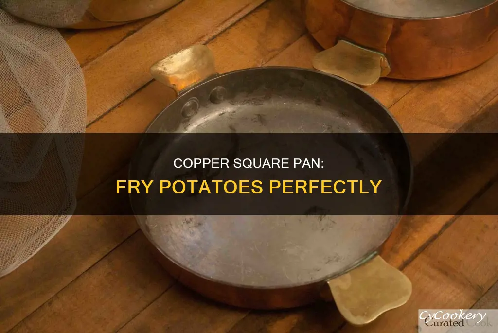 can you fry potatoe in a copper square pan