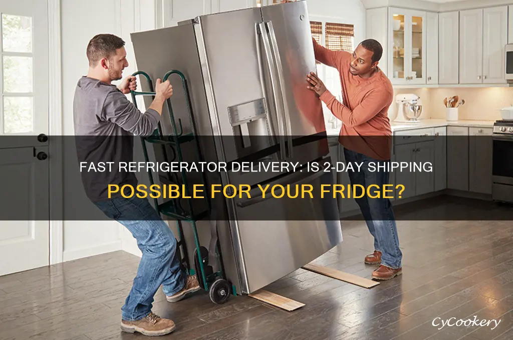 can you get 2 day shlpinng on a refrigerator