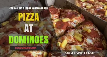 Handmade Pan Pizzas: Domino's Large Option?
