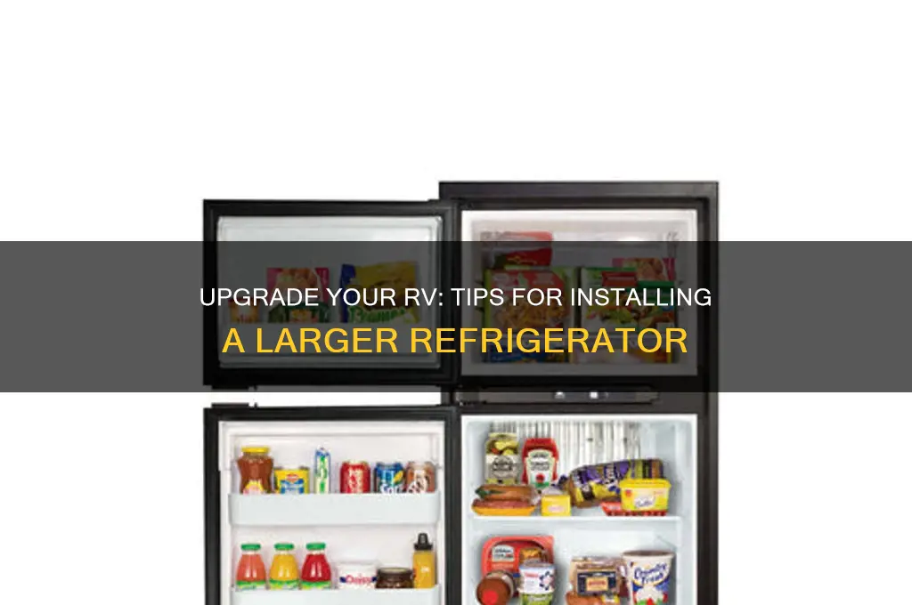 can you get a larger rv refrigerator