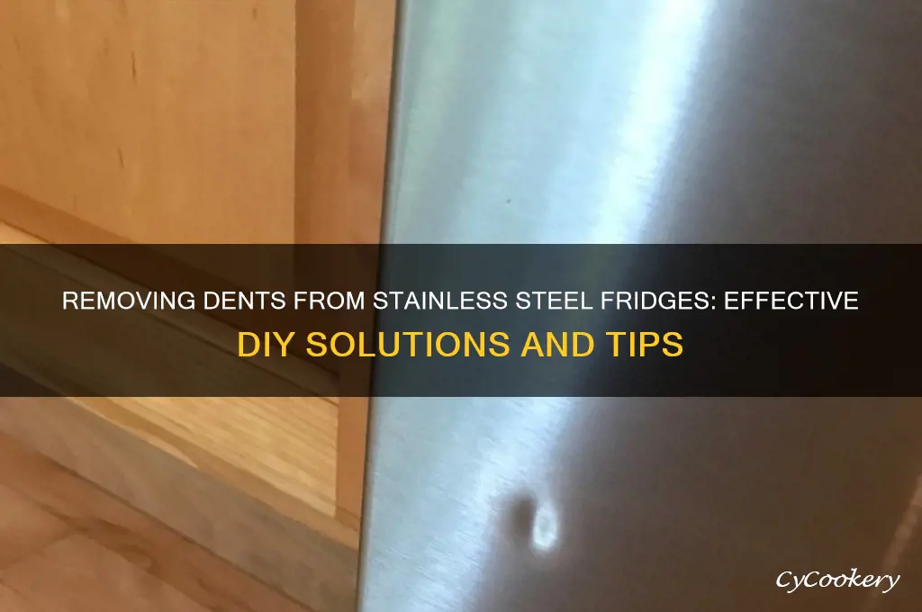 can you get dents out of stainless steel refrigerators