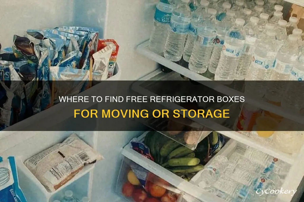 can you get free refrigerator boxes