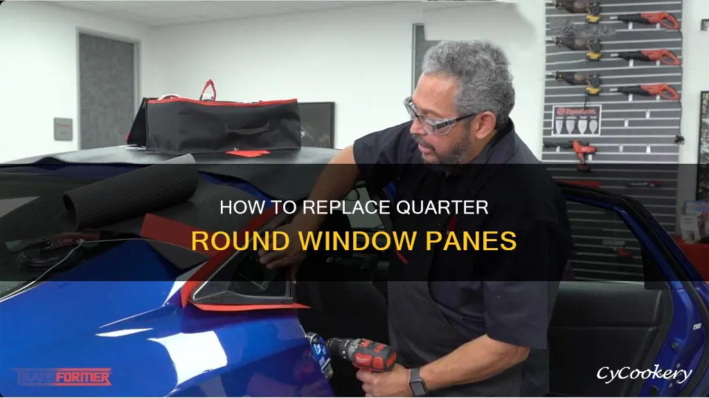 can you get inside pane of quarter round window replaced