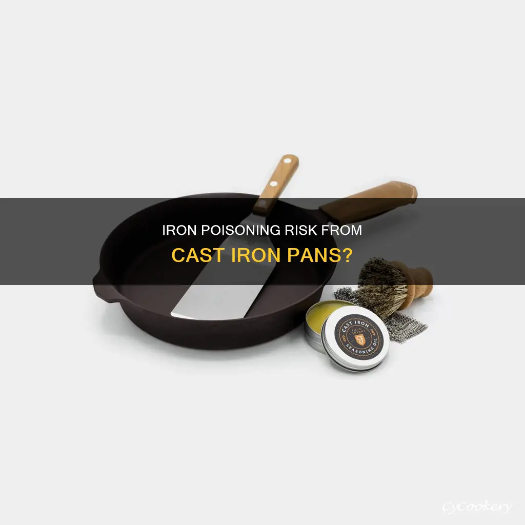 can you get iron poisoning from cast iron pans
