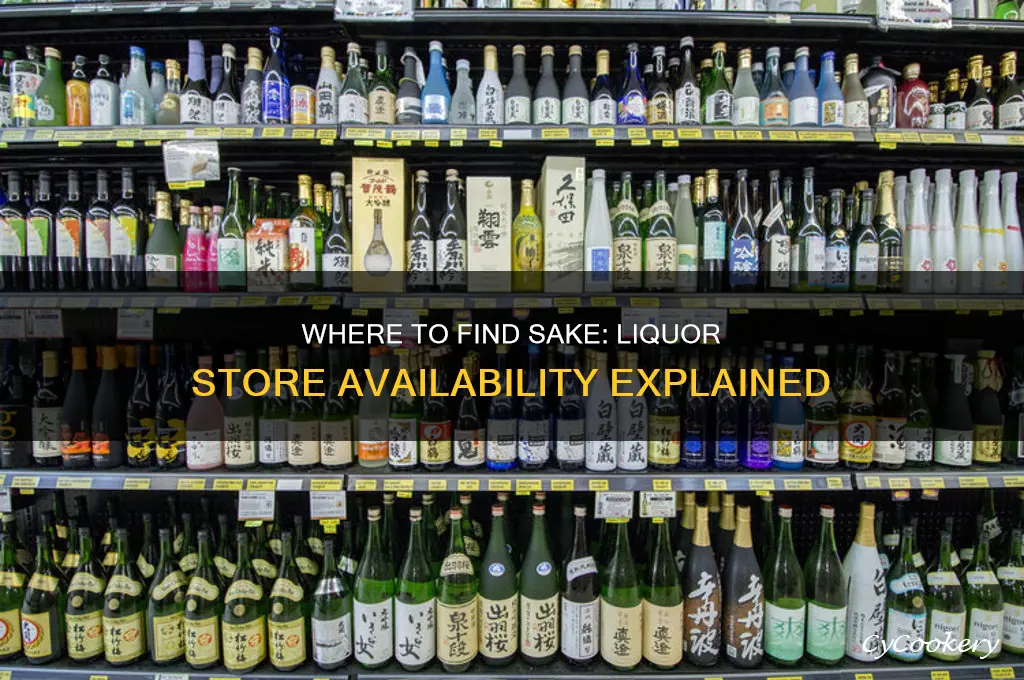 can you get sake at a liquor store