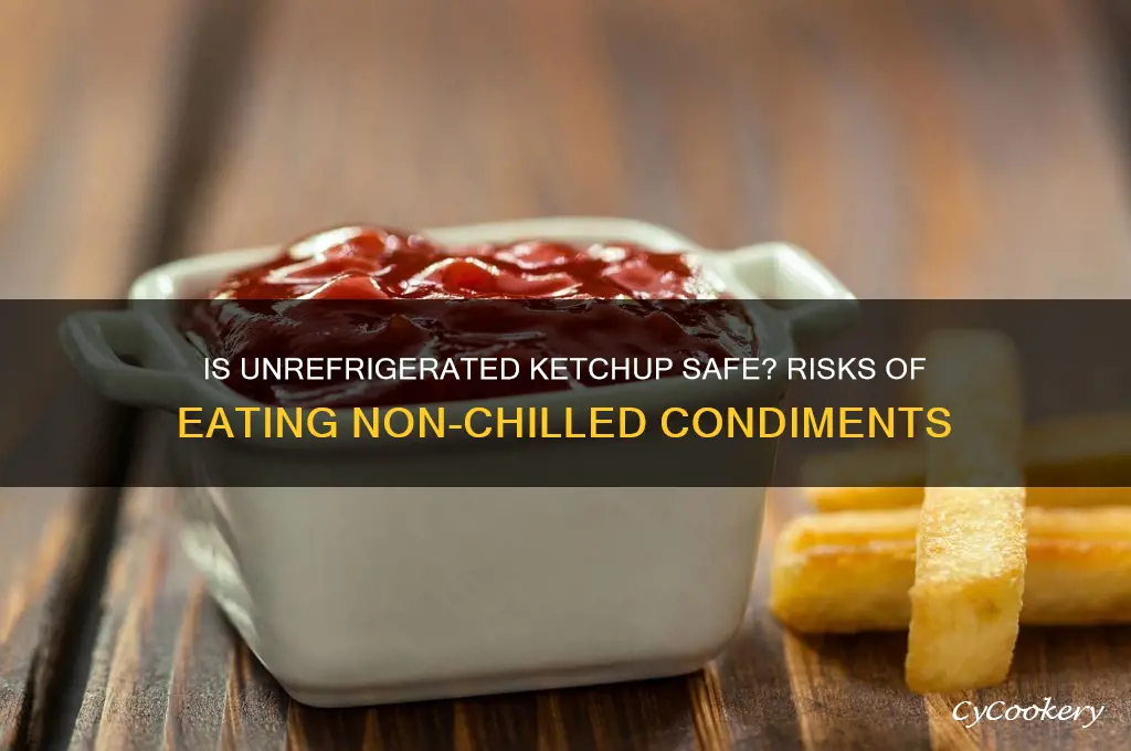 can you get sick from eating not refrigerated ketchup
