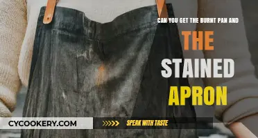 How to Clean Burnt Pans and Stained Aprons