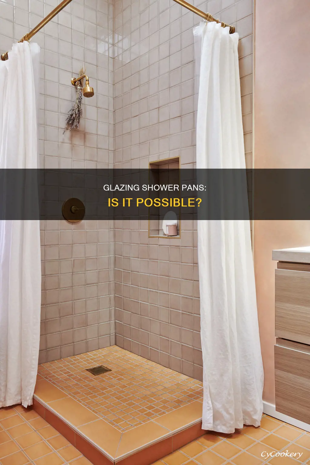 can you glaze shower pans