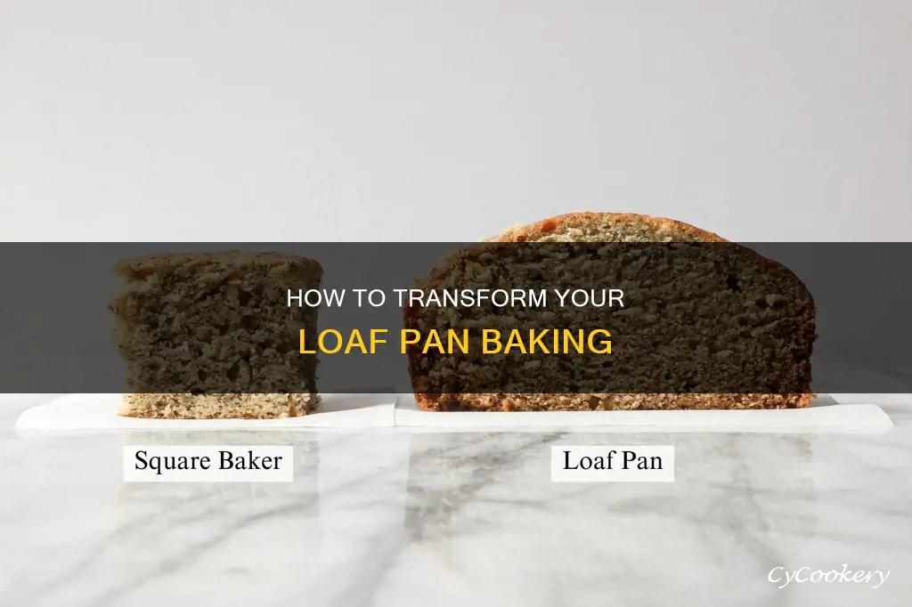 can you go from loaf pan to round loaf