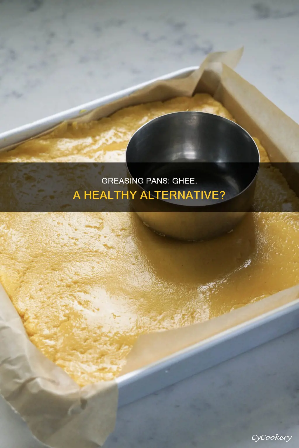 can you grease a pan with ghee