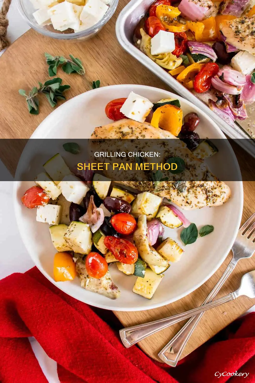 can you grill chicken on a sheet pan