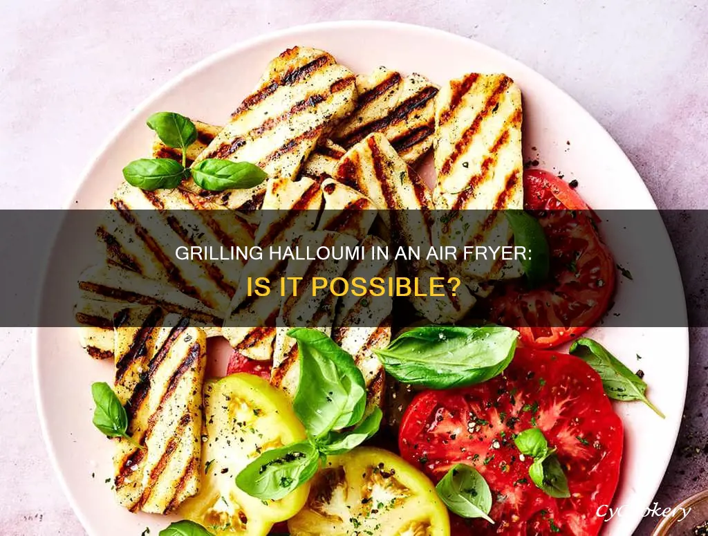 can you grill halloumi in an air fryer