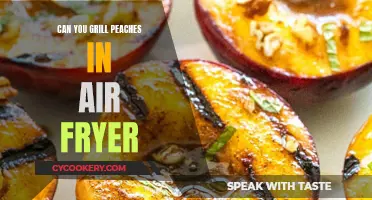 Grilled Peaches: Air Fryer Magic in 10 Minutes or Less