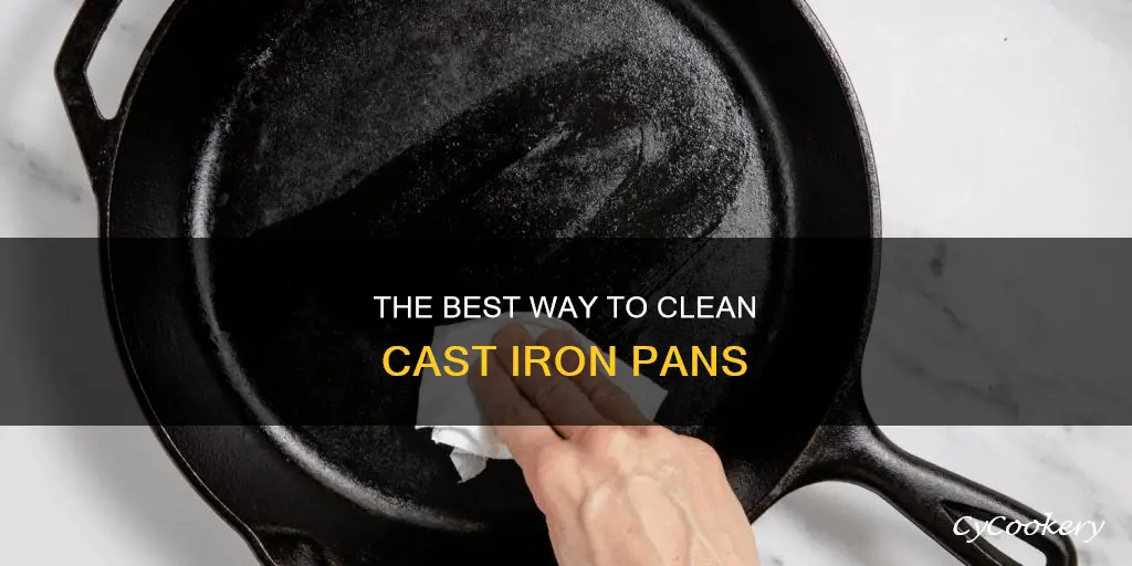 can you hand wash cast iron pans