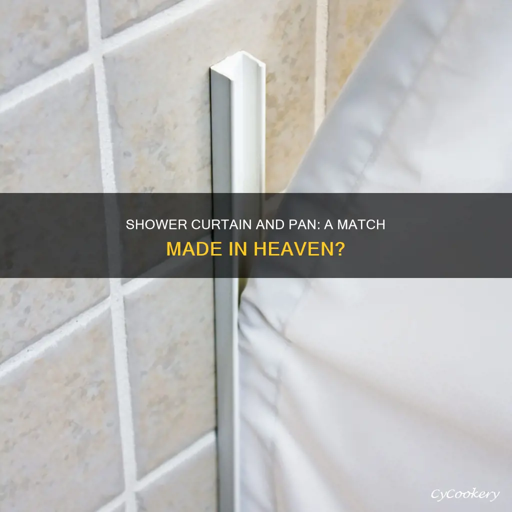 can you have a shower curtain with a shower pan