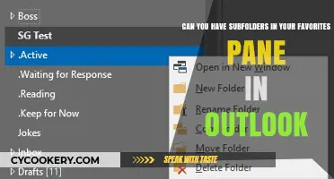 How to Create Subfolders in Outlook Favorites