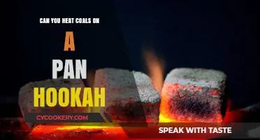 Heating Coals for Hookah: Pan Method Explored
