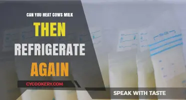 Heating and Re-Refrigerating Cow's Milk: Safe Practices and Tips