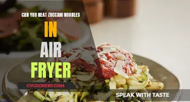 Air Fryer Zucchini Noodles: Reheating Tips and Tricks