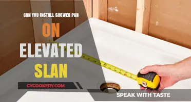 How to Install a Shower Pan on an Elevated Slab