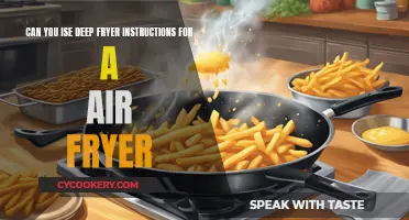 Deep Fryer vs Air Fryer: Are the Instructions Interchangeable?