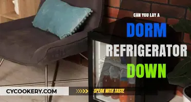 Can You Lay a Dorm Refrigerator Down? Tips and Risks