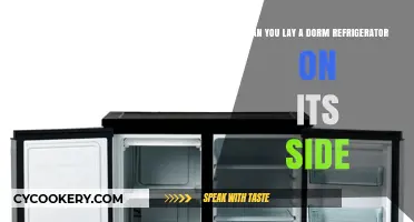 Laying a Dorm Fridge on Its Side: Safe or Risky?