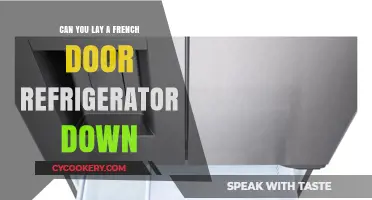 Can You Lay a French Door Refrigerator Down? Expert Tips