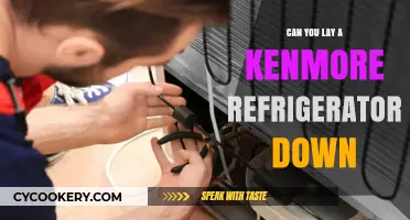 Laying Down a Kenmore Refrigerator: Safe Practices and Precautions