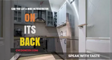 Laying a Mini Fridge on Its Back: Safe or Risky?