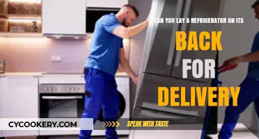 Can You Lay a Refrigerator on Its Back for Delivery?