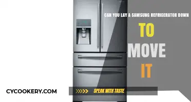 Can You Lay a Samsung Refrigerator Down During Moving?
