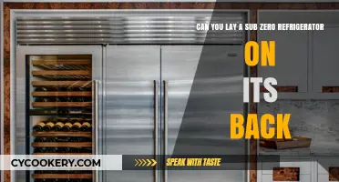 Laying a Sub-Zero Fridge on Its Back: Safe or Risky?