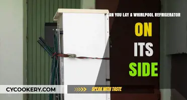 Laying a Whirlpool Refrigerator on Its Side: Safe or Risky?