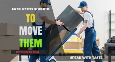 Laying Down a Refrigerator: Safe Moving Tips and Precautions