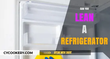 Can You Lean a Refrigerator? Safety Tips and Best Practices