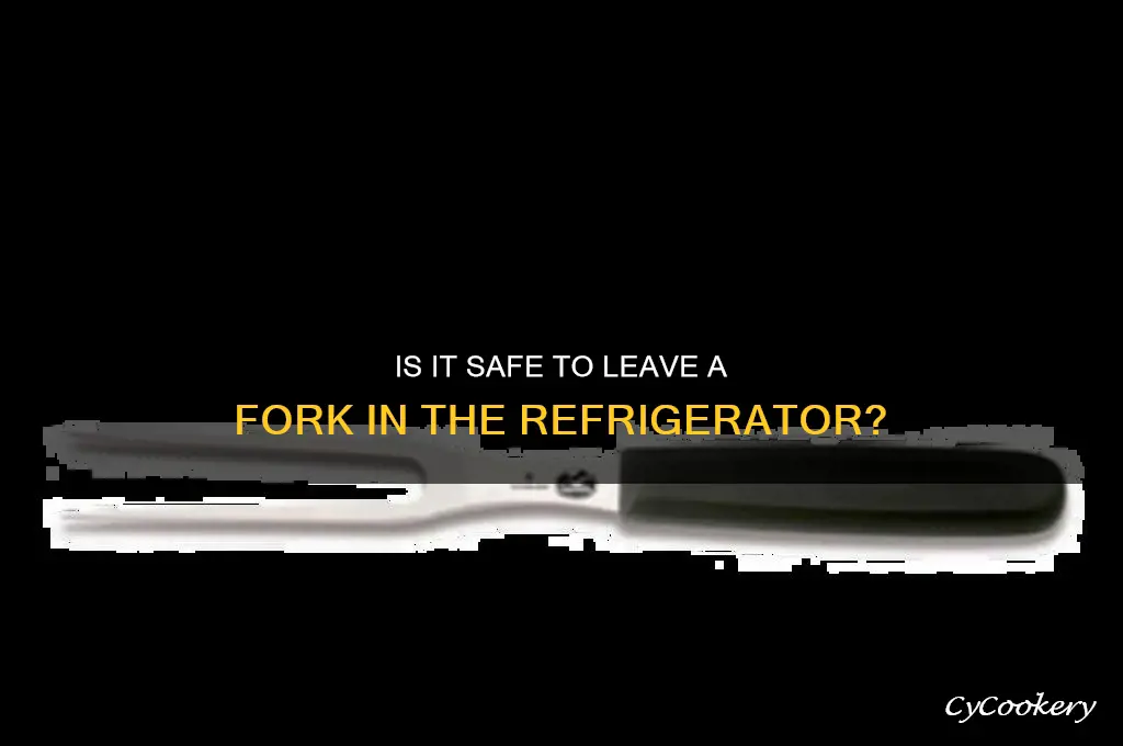 can you leave a fork in the refrigerator