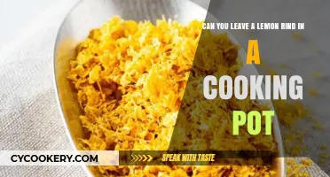 Lemon Rind: Cooking Pot Friend or Foe?