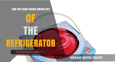 Is It Safe to Leave Bacon Grease Unrefrigerated? Find Out Here