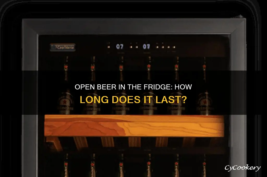 can you leave beer in the refrigerator open